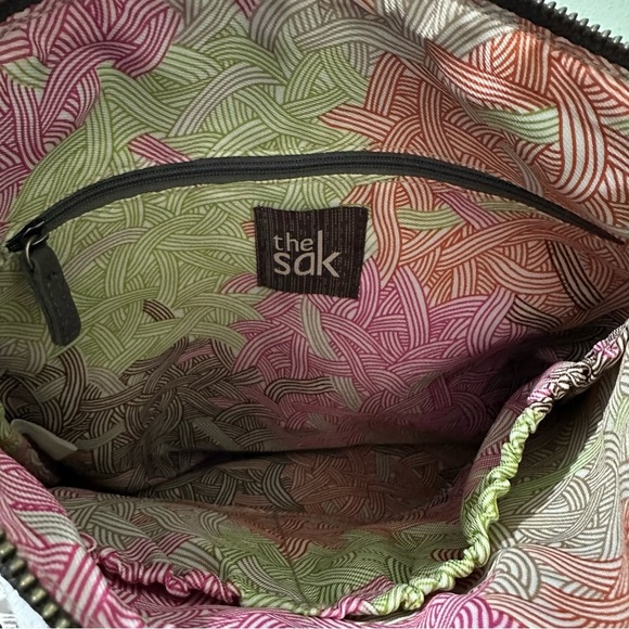 The Sak Gray Crossbody Leather Bag - Picture 8 of 14